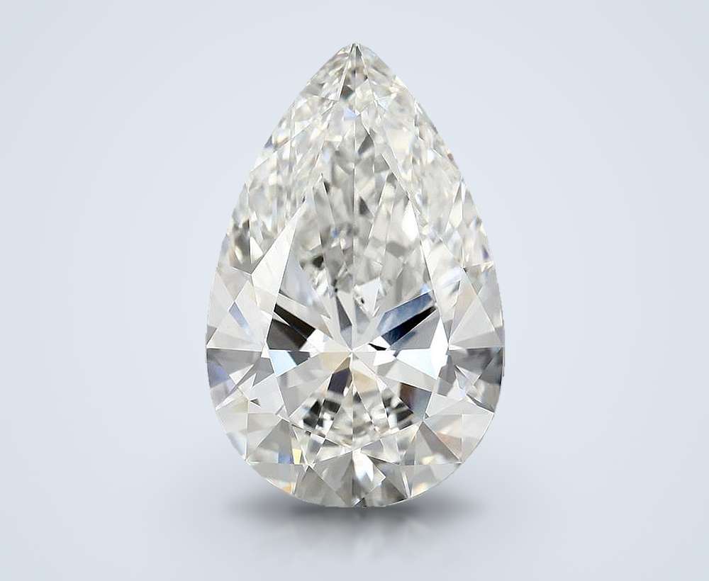 9.65 Carat Pear Lab Diamond