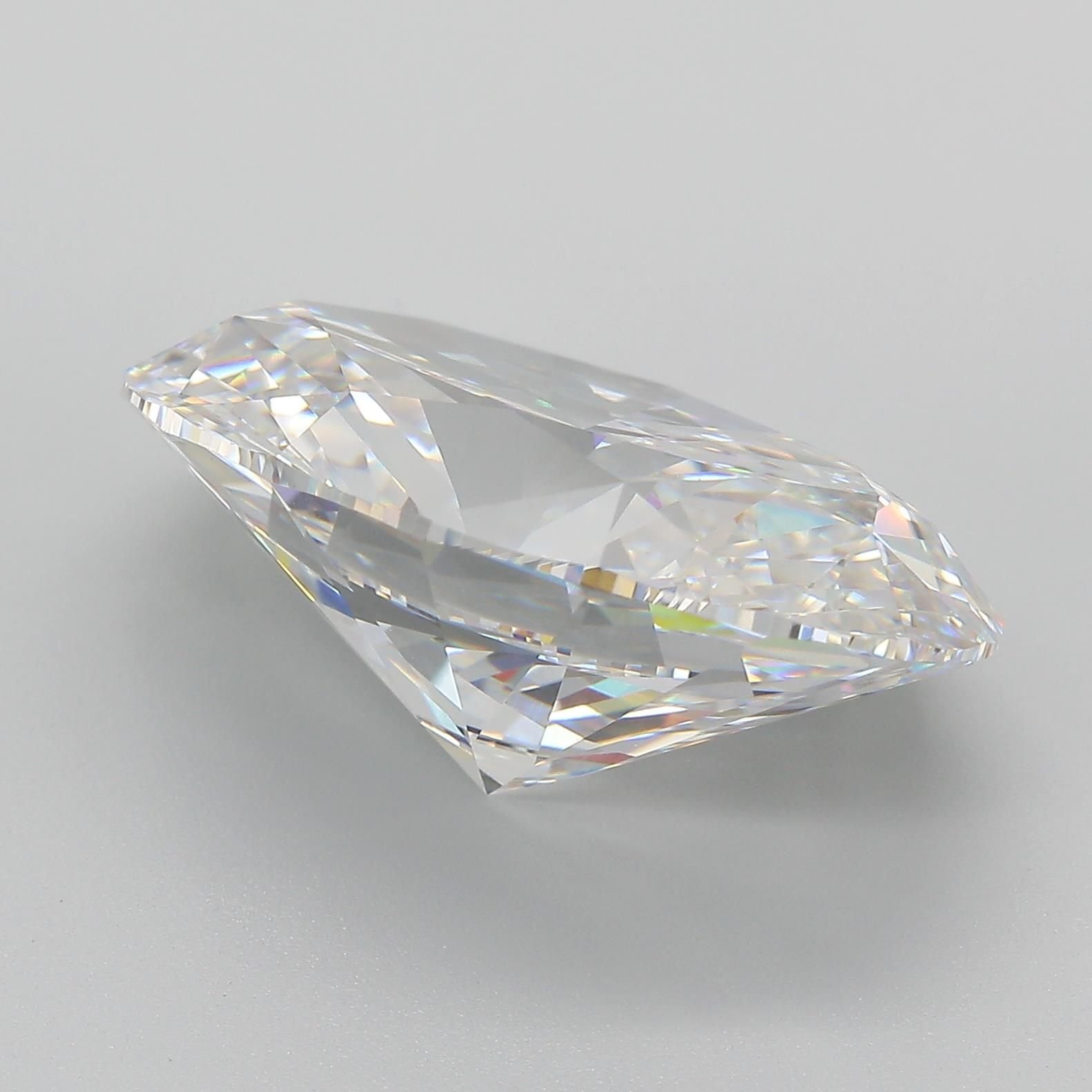 13.19ct E VVS2 Rare Carat Ideal Cut Oval Lab Grown Diamond