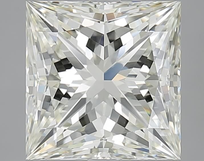 4.01ct K VVS2 Rare Carat Ideal Cut Princess Diamond