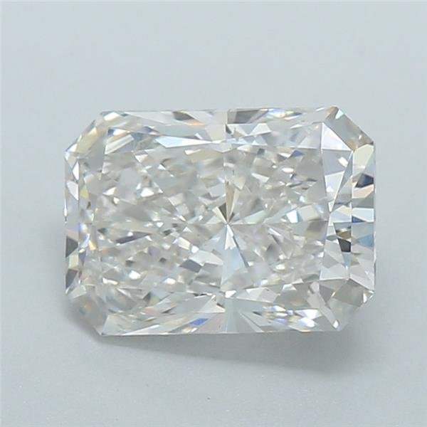 3.51ct H VS2 Rare Carat Ideal Cut Radiant Lab Grown Diamond