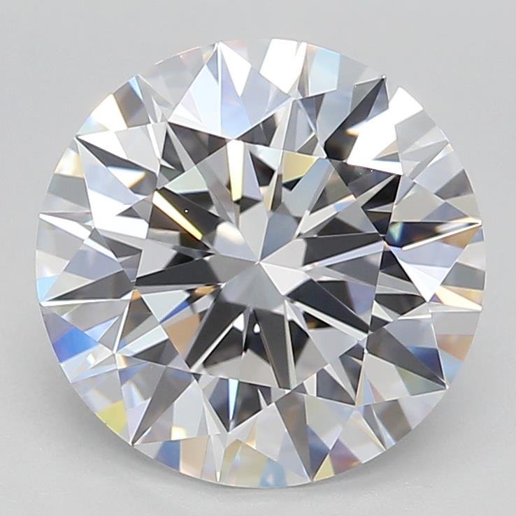 3.04ct D IF Rare Carat Ideal Cut Round Lab Grown Diamond