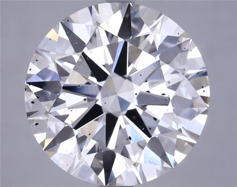 6.06ct H SI2 Rare Carat Ideal Cut Round Lab Grown Diamond