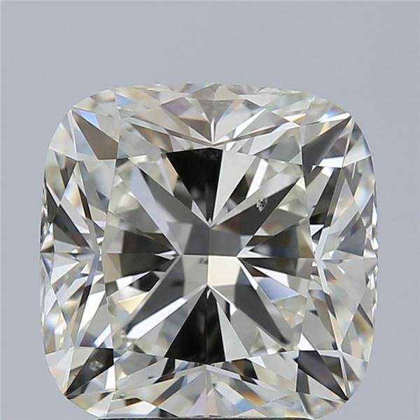 3.02ct J SI1 Rare Carat Ideal Cut Cushion Diamond