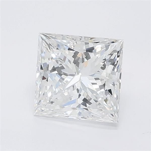 1.01ct E VVS2 Rare Carat Ideal Cut Princess Lab Grown Diamond