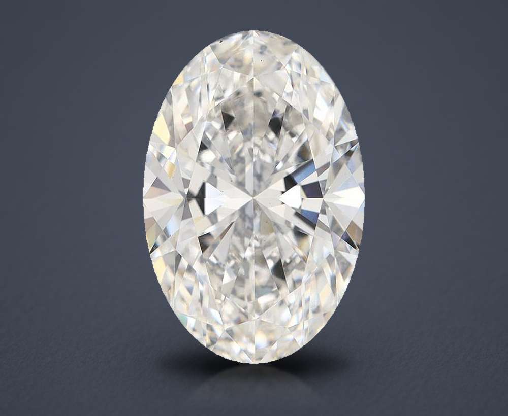 7.52 Carat Oval Lab Diamond