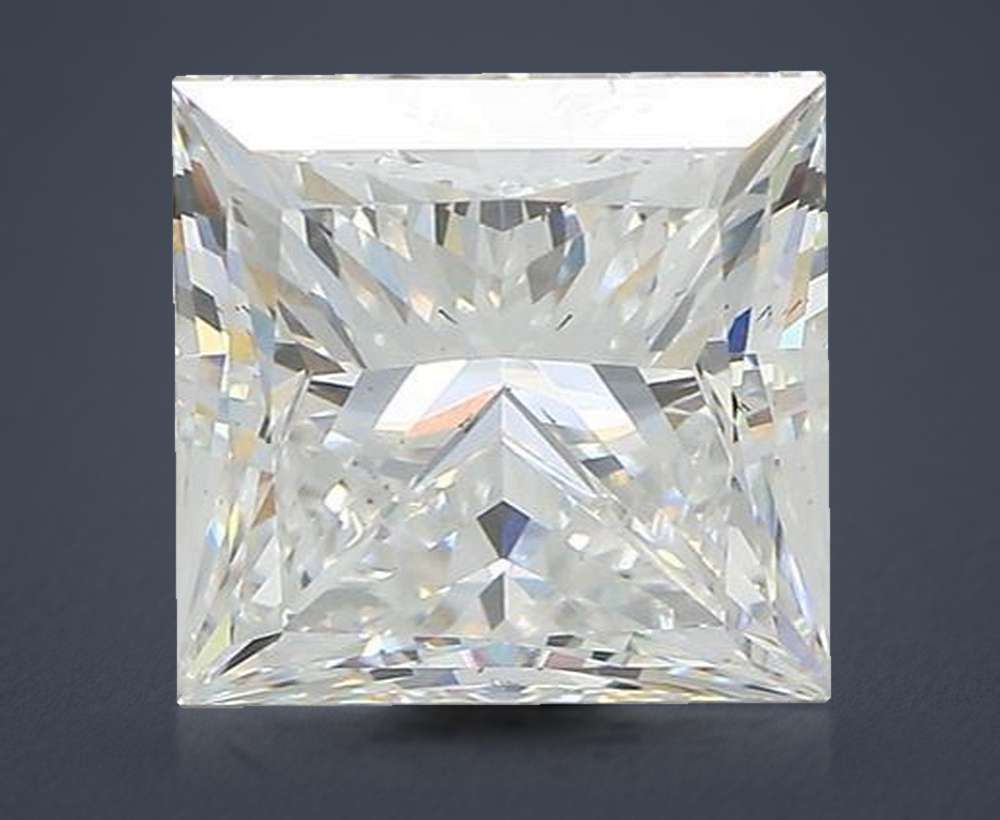 3.78 Carat Princess Lab Diamond