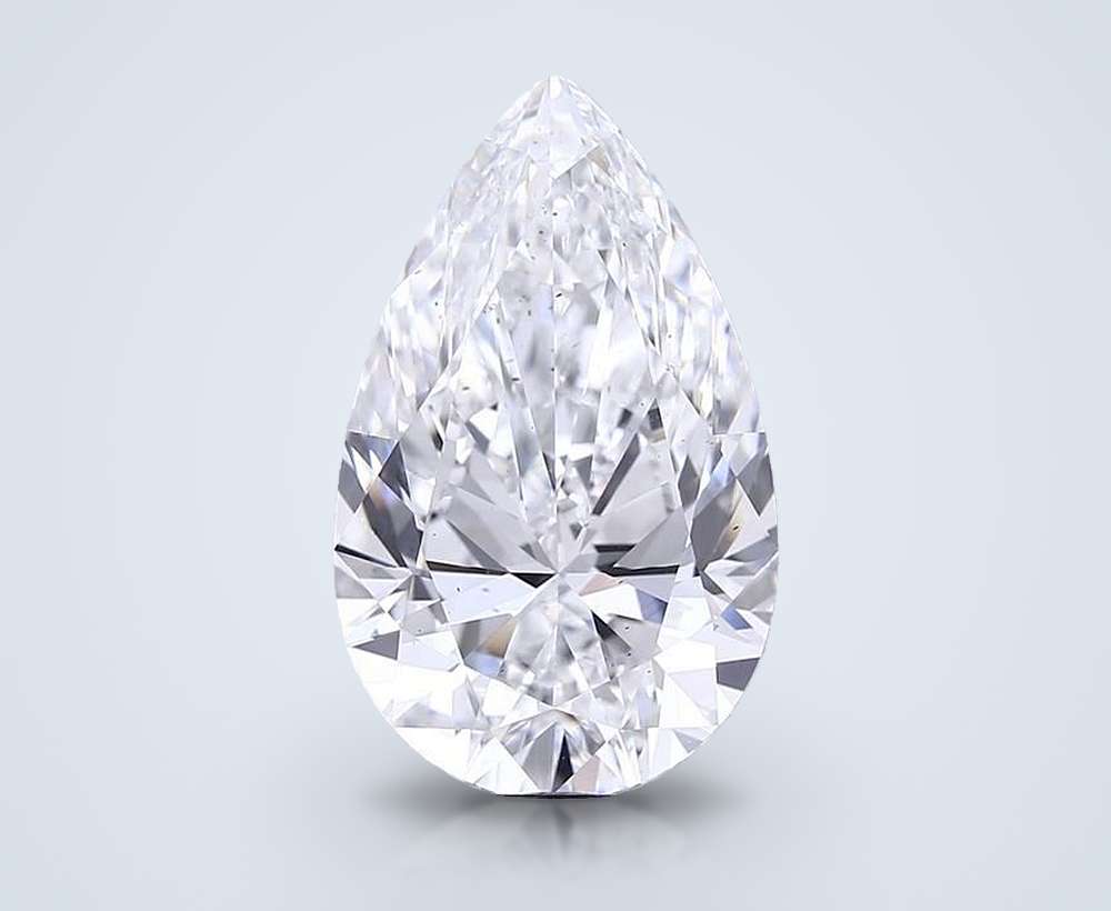 8.03 Carat Pear Lab Diamond