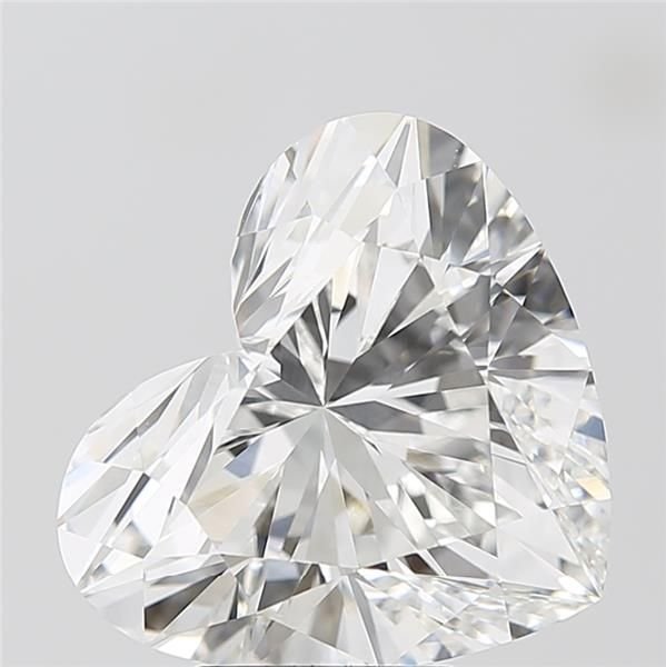 7.08ct F VVS2 Rare Carat Ideal Cut Heart Lab Grown Diamond