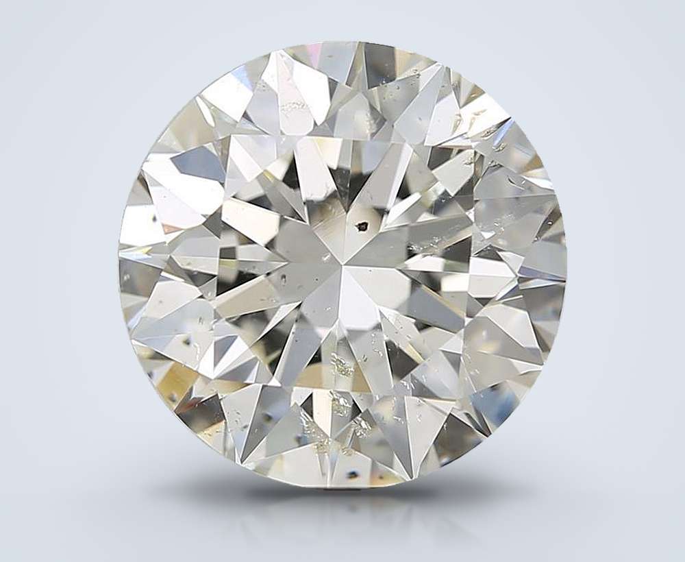 3.72 Carat Round Natural Diamond