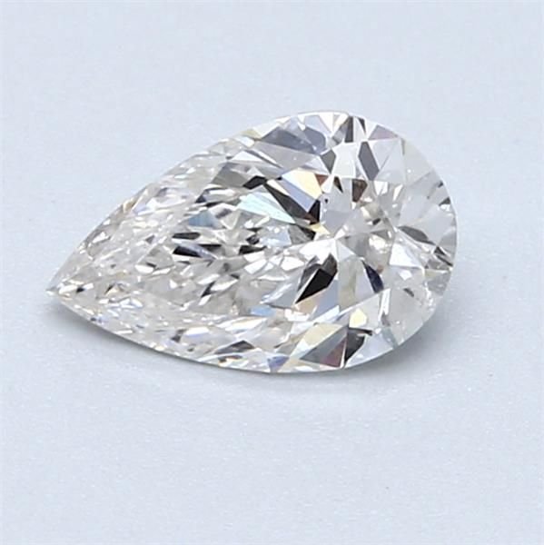 0.72ct F SI2 Rare Carat Ideal Cut Pear Lab Grown Diamond