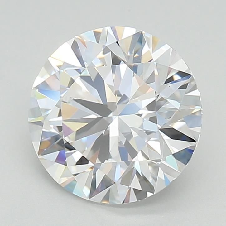 2.89ct D FL Rare Carat Ideal Cut Round Lab Grown Diamond