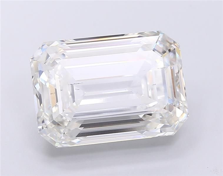 10.04ct G VS2 Excellent Cut Emerald Lab Grown Diamond