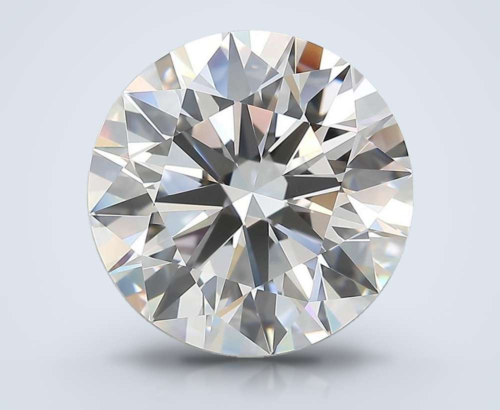 6.20 Carat Round Lab Diamond