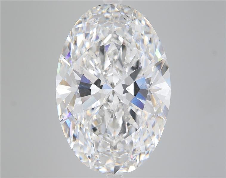 11.52ct F VS2 Rare Carat Ideal Cut Oval Lab Grown Diamond