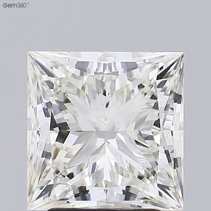 3.18ct I VS2 Rare Carat Ideal Cut Princess Lab Grown Diamond