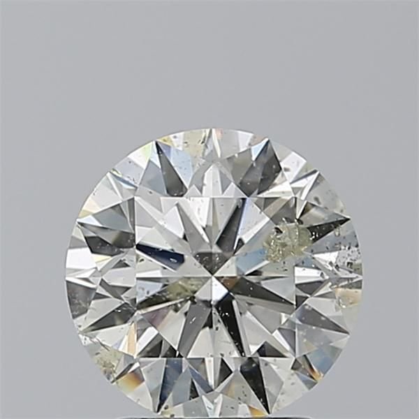 2.04ct I SI2 Rare Carat Ideal Cut Round Diamond