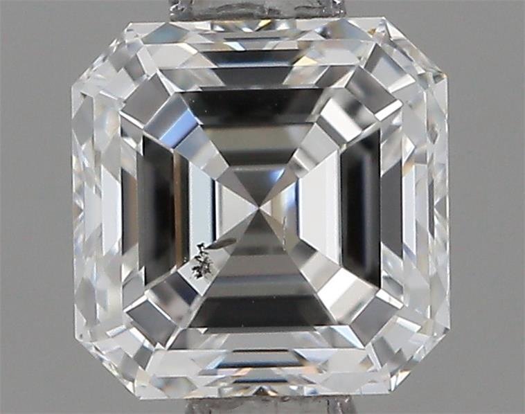 0.61ct F SI1 Rare Carat Ideal Cut Asscher Diamond