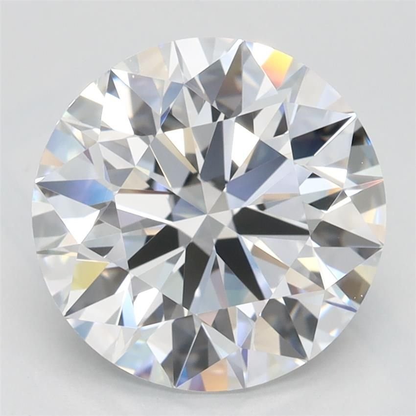 3.22ct D IF Rare Carat Ideal Cut Round Lab Grown Diamond