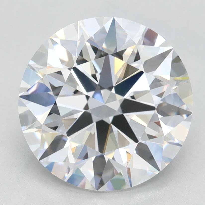 2.21ct D VVS1 Very Good Cut Round Lab Grown Diamond