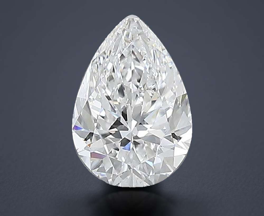 0.90 Carat Pear Natural Diamond