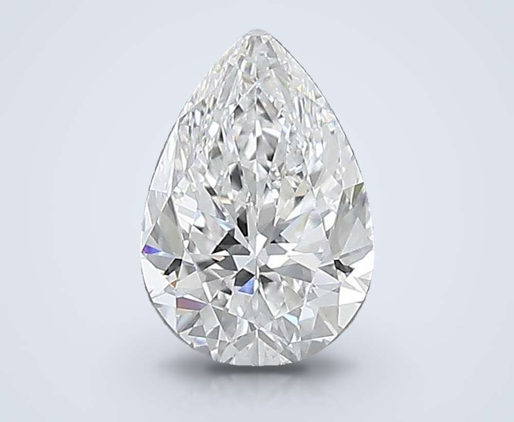 0.90 Carat Pear Natural Diamond