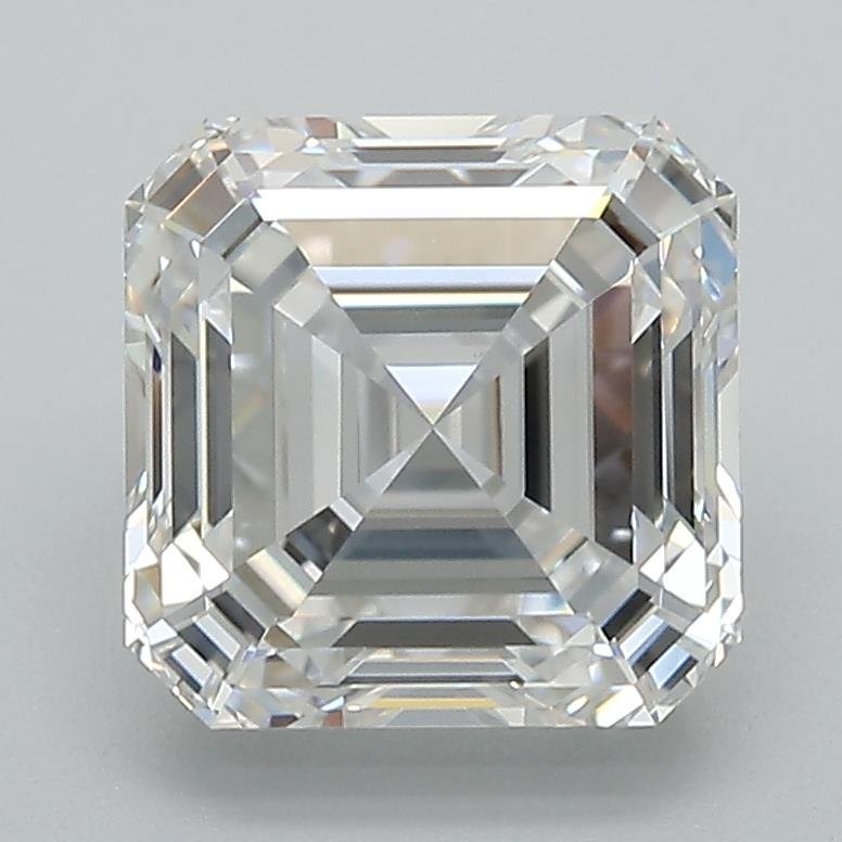 3.10ct F VVS1 Rare Carat Ideal Cut Asscher Lab Grown Diamond