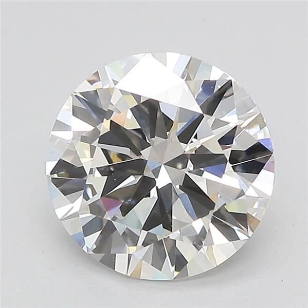 2.93ct E VS1 Excellent Cut Round Lab Grown Diamond