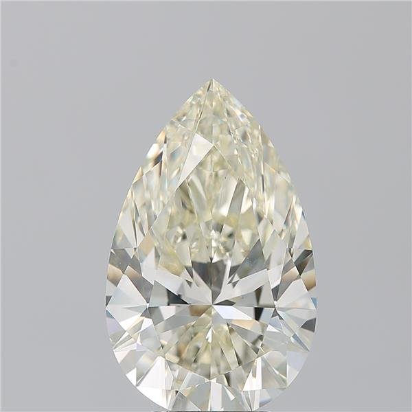 5.07ct K VS1 Rare Carat Ideal Cut Pear Diamond