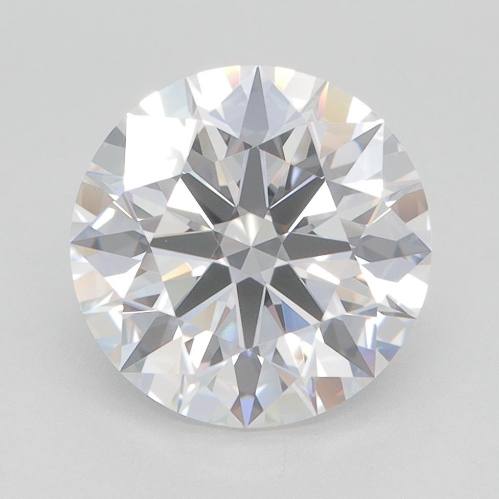 3.07ct E VVS2 Rare Carat Ideal Cut Round Lab Grown Diamond