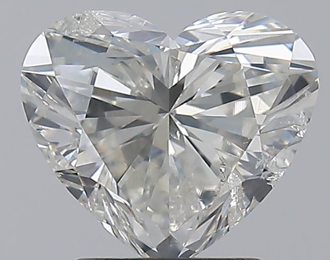 2.00ct H SI2 Rare Carat Ideal Cut Heart Diamond