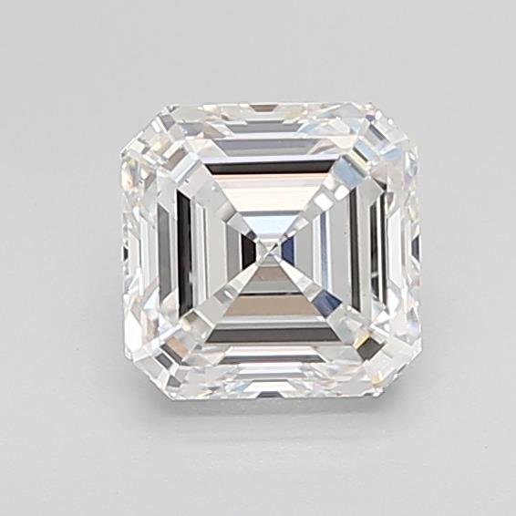 2.05ct E VS2 Rare Carat Ideal Cut Asscher Lab Grown Diamond