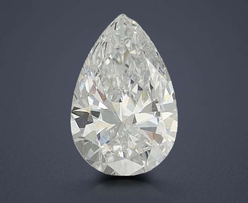 0.48 Carat Pear Lab Diamond