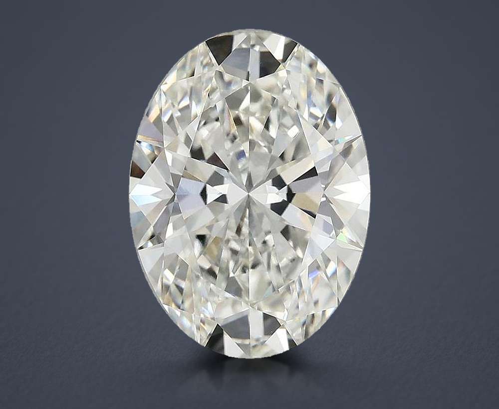 3.91 Carat Oval Lab Diamond