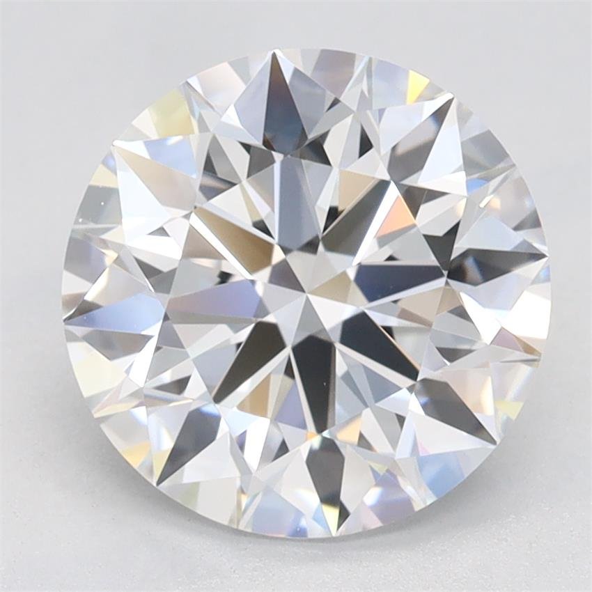 2.37ct D VVS1 Rare Carat Ideal Cut Round Lab Grown Diamond