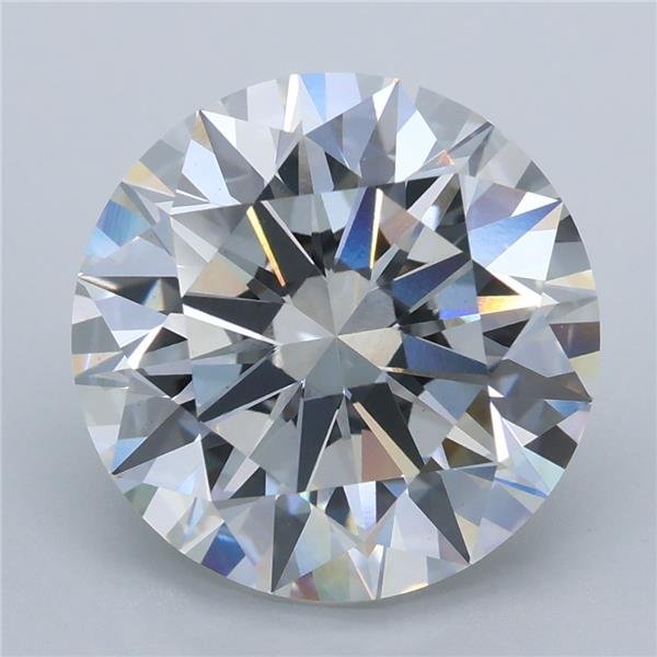 5.02ct F VS1 Rare Carat Ideal Cut Round Lab Grown Diamond