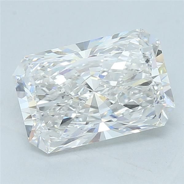 4.06ct F VS1 Rare Carat Ideal Cut Radiant Lab Grown Diamond