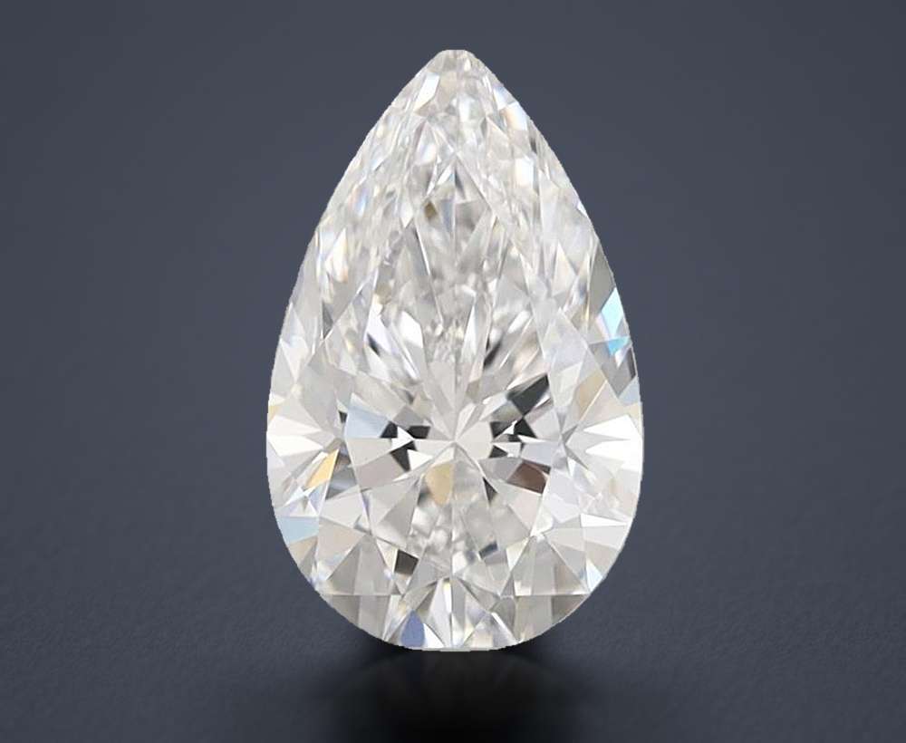 1.00 Carat Pear Lab Diamond