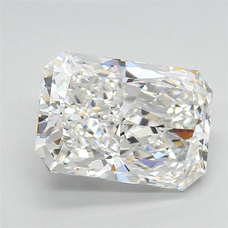5.02ct F VVS2 Rare Carat Ideal Cut Radiant Lab Grown Diamond