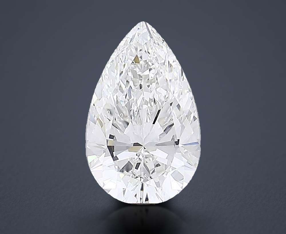 7.01 Carat Pear Lab Diamond