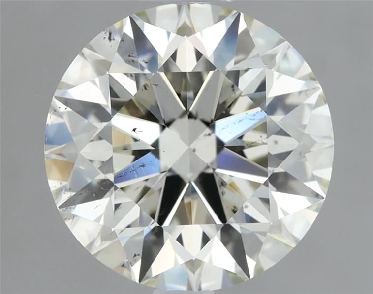 2.17ct J SI1 Rare Carat Ideal Cut Round Diamond