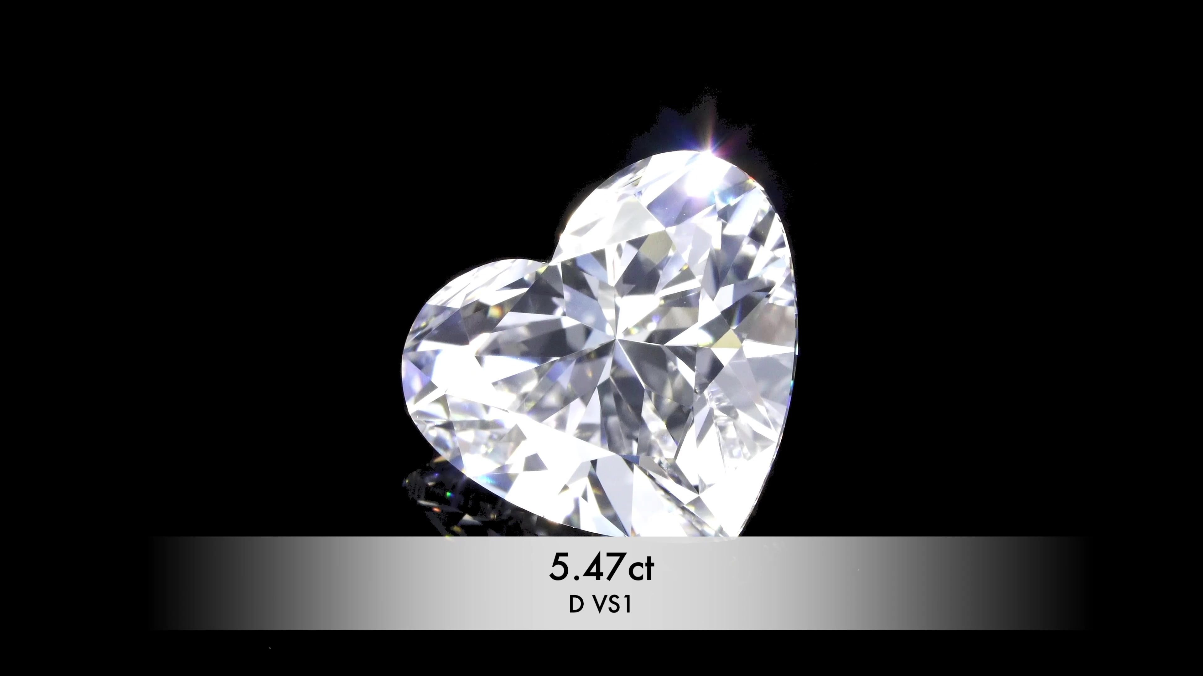 5.47 Carat Heart Natural Diamond