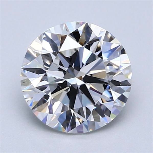 1.33ct F VS2 Rare Carat Ideal Cut Round Diamond