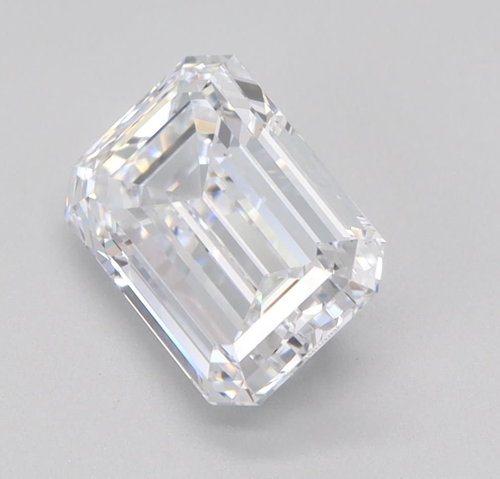 1.54ct D VS1 Rare Carat Ideal Cut Emerald Lab Grown Diamond