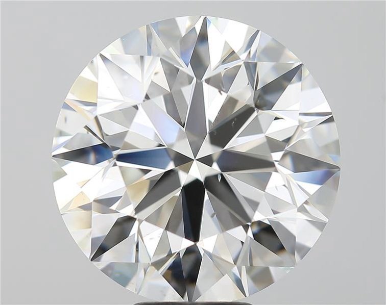 9.56ct H SI1 Rare Carat Ideal Cut Round Diamond