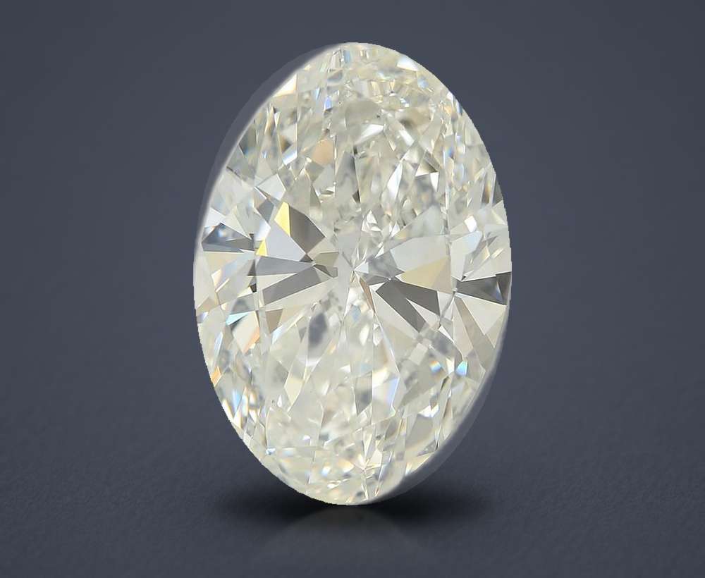 6.53 Carat Oval Lab Diamond
