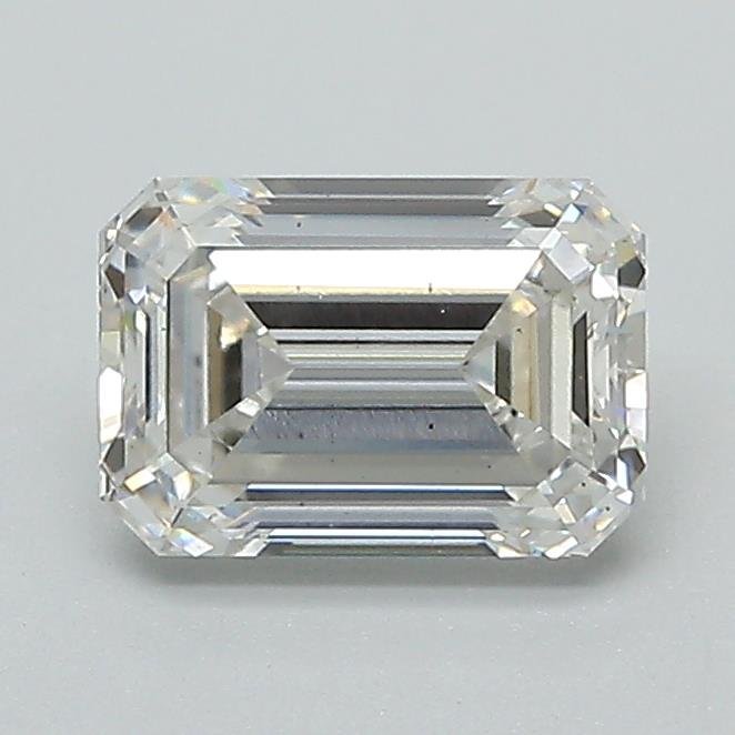 1.08ct F VS2 Rare Carat Ideal Cut Emerald Lab Grown Diamond