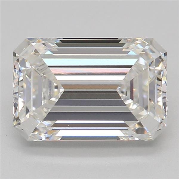 1.44ct G VVS2 Rare Carat Ideal Cut Emerald Lab Grown Diamond