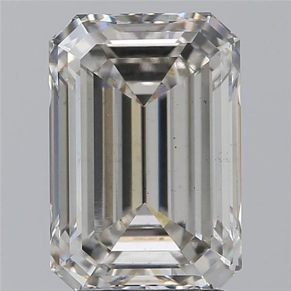 3.02ct I VS2 Rare Carat Ideal Cut Emerald Lab Grown Diamond