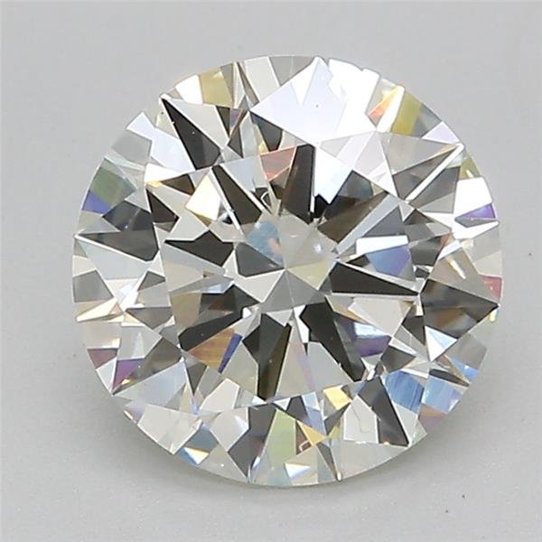 2.10ct J VS2 Excellent Cut Round Lab Grown Diamond