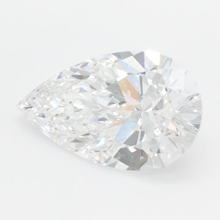 1.09ct D VVS1 Rare Carat Ideal Cut Pear Lab Grown Diamond